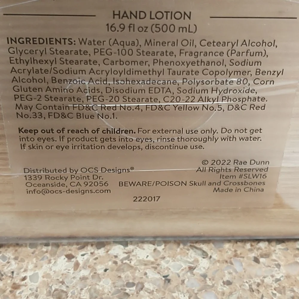 Set Rae Dunn hand soap and lotion